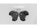STEFFEN Abzweigstecker 2 x T13 USB-C, Schwarz, drehbar 320°