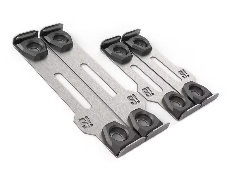 SNAP Rahmenloser Nummernhalter, 30 × 8 cm/50 × 11 cm, Edelstahl
