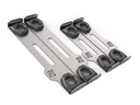 SNAP Rahmenloser Nummernhalter, 30 × 8 cm/50 × 11 cm, Edelstahl
