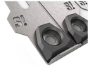 SNAP Rahmenloser Nummernhalter, 30 × 8 cm/50 × 11 cm, Edelstahl