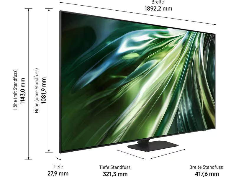 Samsung TV QE85QN90D ATXXN 85, 3840 x 2160 (Ultra HD 4K), QLED