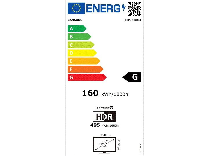 Samsung TV QE75Q80D ATXXN 75, 3840 x 2160 (Ultra HD 4K), QLED