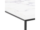 AC Design Couchtisch Barossa 60 x 60 x 45 cm, Schwarz/Weiss
