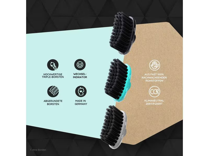 happybrush Zahnbürstenkopf Eco Change 3 Stück