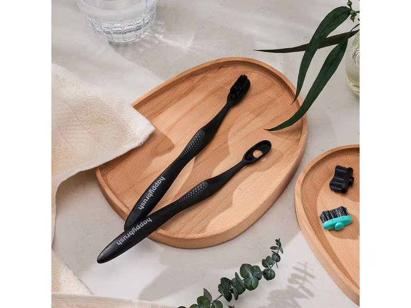 happybrush Handzahnbürste Eco Change Medium