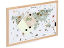 Zeller Present Magnet Memobord Weltkarte
