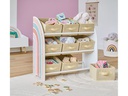 Zeller Present Kinderegal Rainbow mit 9 Boxen 65 x 30 x 64 cm