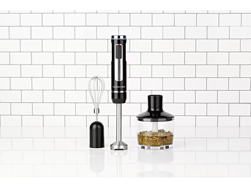 GOURMETmaxx Stabmixer Schwarz