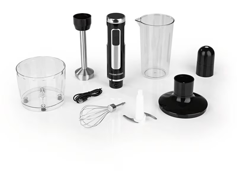 GOURMETmaxx Stabmixer Schwarz