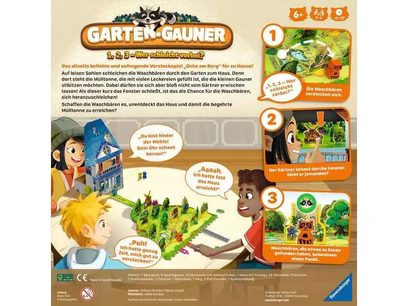 Ravensburger Familienspiel Garten-Gauner -DE-
