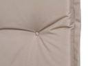 COCON Stuhlauflage Hochlehner Outdoor 118 x 50 cm, Beige, 2er-Set