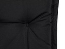 COCON Stuhlauflage Hochlehner Outdoor 118 x 50 cm Schwarz, 2er-Set