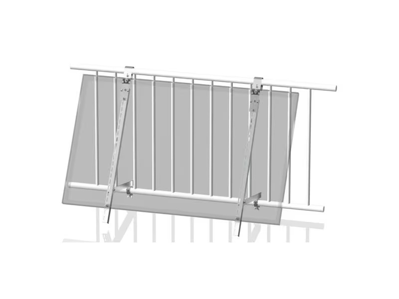 autosolar Solaranlage Balkonkraftwerk 600W, W-Halter