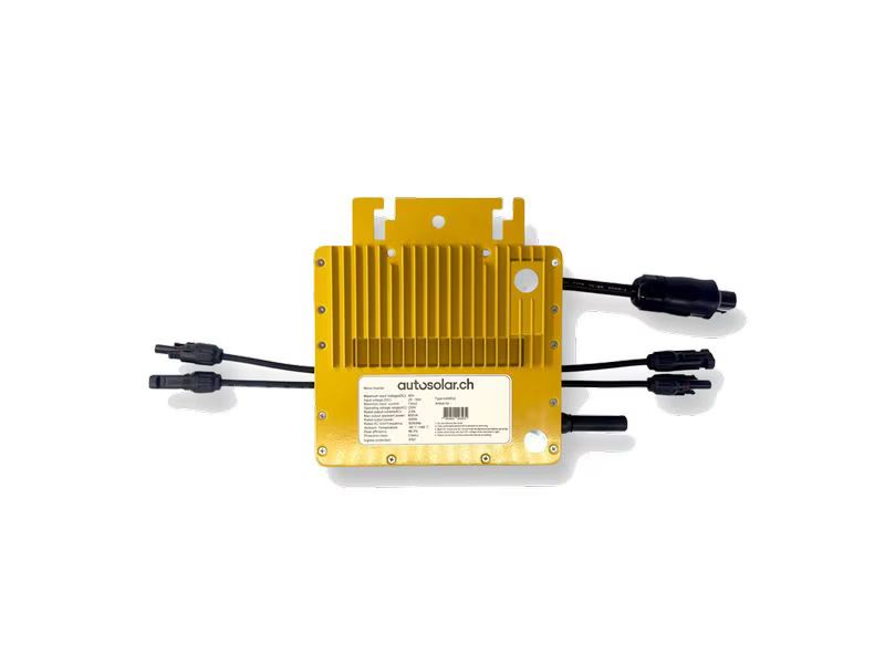 autosolar Solaranlage Balkonkraftwerk 1600W, Holzoptik