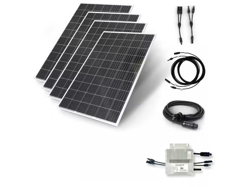 autosolar Solaranlage Balkonkraftwerk 1340W