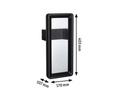 Paulmann LED Aussenwandleuchte Reana Bewegungsmelder 3000K Anthrazit