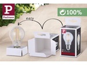 Paulmann Floating Shine LED Kolben E27 2.8W 1800K Rauchglas