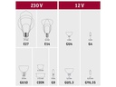 Paulmann Floating Shine LED Kolben E27 2.8W 1800K Rauchglas