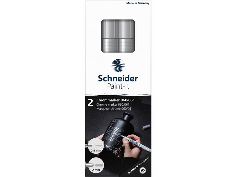 edding Chrommarker Set mit zwei Stiften
