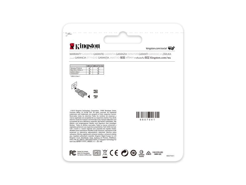 Kingston Card Reader Extern USB3 MobileLite Plus m-SD-Kartenlesegerät