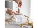 Koziol Seifenspender Flow 250 ml, Sand/Transparent