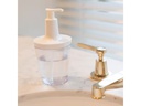 Koziol Seifenspender Flow 250 ml, Sand/Transparent