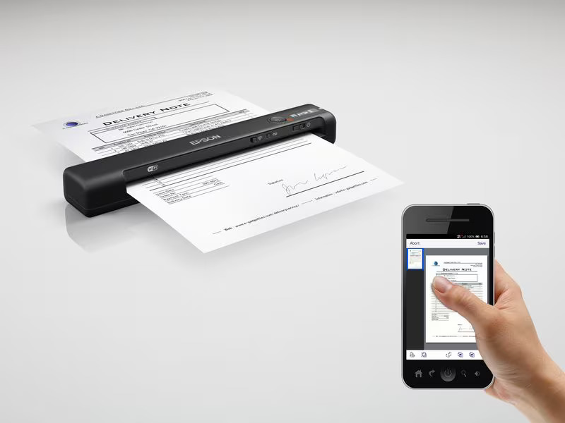 Epson Mobiler Dokumentenscanner WorkForce ES-60W
