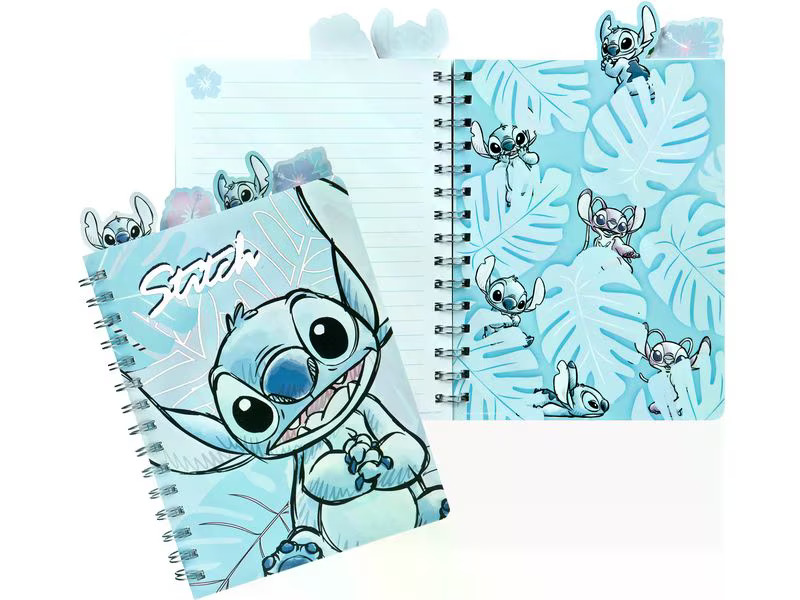 Undercover Notizbuch Disney Lilo &amp; Stitch A5, Liniert, Blau