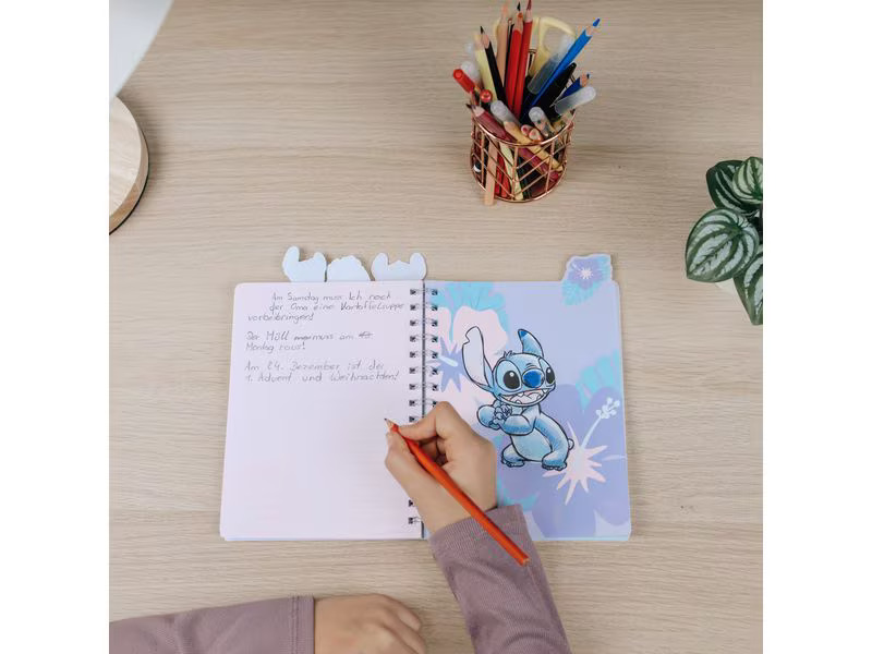 Undercover Notizbuch Disney Lilo &amp; Stitch A5, Liniert, Blau
