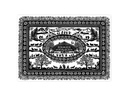 Trendform Tischset Swiss Tradition 2, 29.7 cm x 42 cm, Schwarz/Weiss