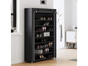 Songmics Schuhschrank  mit Rolltür 100 x 28 x 162 cm, Schwarz