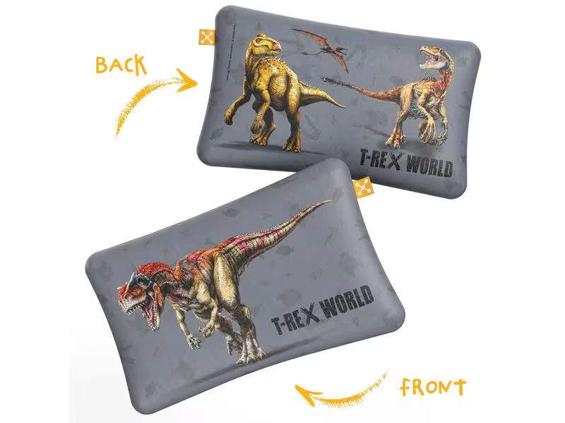 Smartsleep Kinder Kopfkissenbezug Comfort T-Rex World 50 x 32 cm