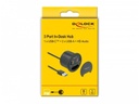 Delock Tisch-Hub USB 3.0 Typ A/C + HD Audio