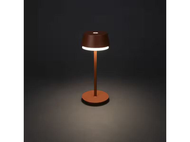 Konstsmide USB-Tischleuchte Lyon Terracotta, 2700-4000 K / RGB dimmbar