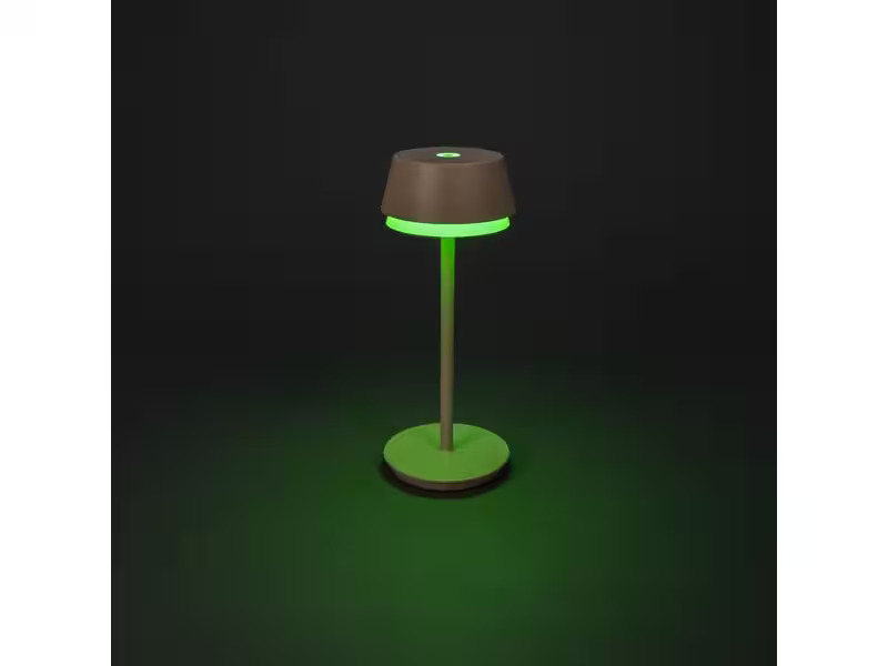 Konstsmide USB-Tischleuchte Lyon Sand, 2700-4000 K / RGB dimmbar
