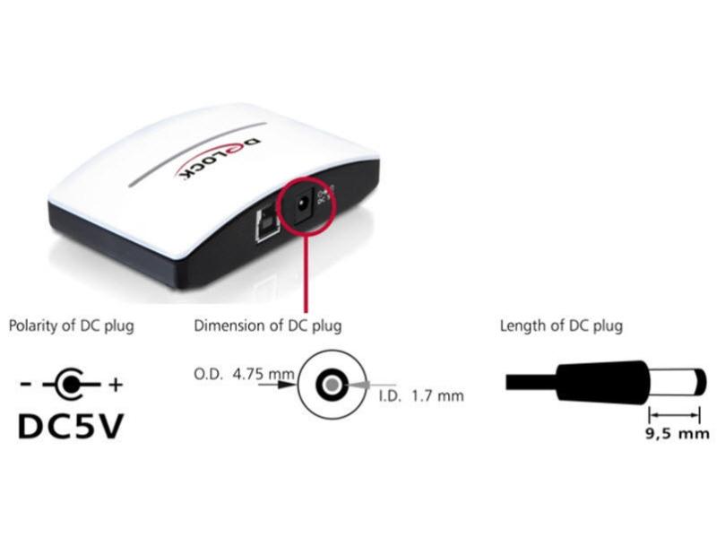 Delock USB-Hub 61762 USB 3.0 - 4x Typ-A