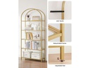 VASAGLE Regal 30.2 x 83 x 1 cm, Gold
