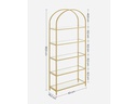 VASAGLE Regal 30.2 x 83 x 1 cm, Gold