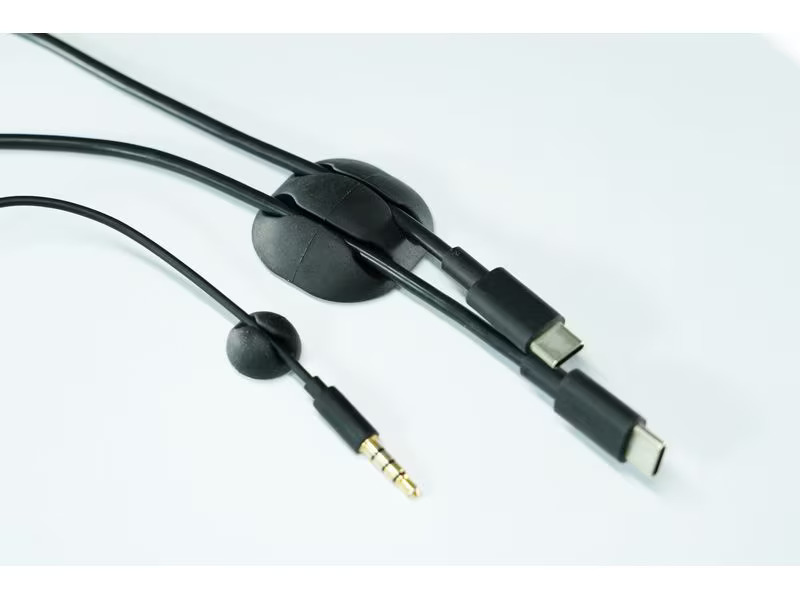 Schönenberger Kabelhalterungen 2 x Ø 35 mm, 4 x Ø 15 mm, Schwarz