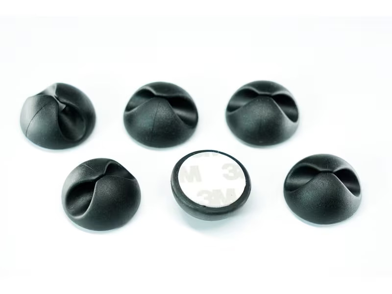 Schönenberger Beans Kabelhalterungen, Ø 29 mm, Schwarz
