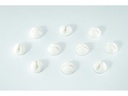 Schönenberger Beans Kabelhalterungen, Ø 15 mm, Weiss
