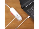 SKROSS Steckdosenleiste Travel Station, 1xEU-Dose, 2xUSB-C, 1.5 m