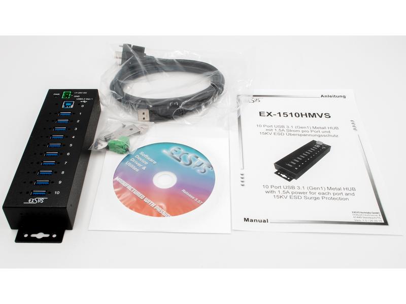 Exsys USB-Hub EX-1510HMVS