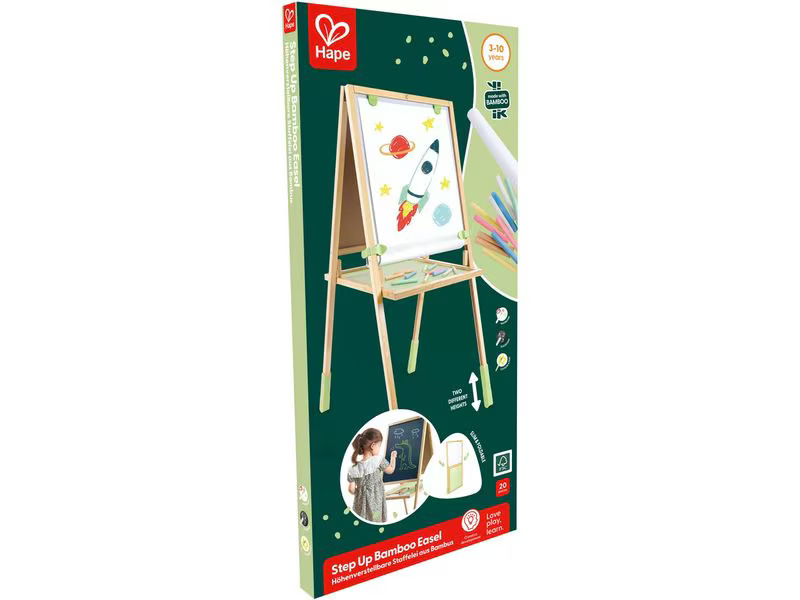 Hape Höhenverstellbare Staffelei aus Bambus