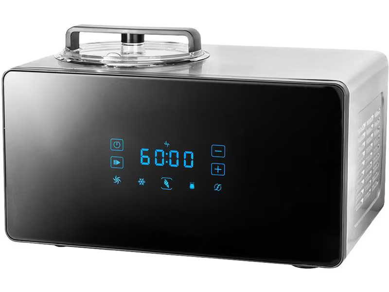 Gastroback Glacemaschine Advanced Control 1.5 l, Schwarz/Silber