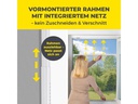 EASYmaxx Teleskop Insektenschutzgitter Weiss