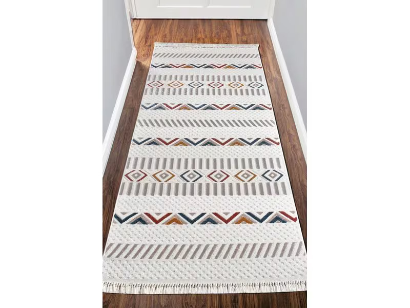 Conceptum Hypnose Teppich Sosa 9003 80 cm x 250 cm, Weiss