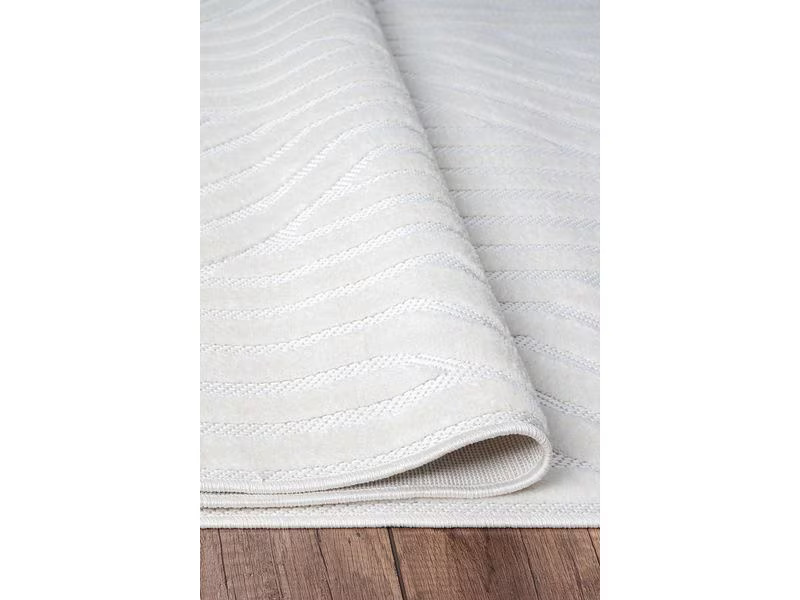 Conceptum Hypnose Teppich Sosa 9001 100 cm x 150 cm, Weiss