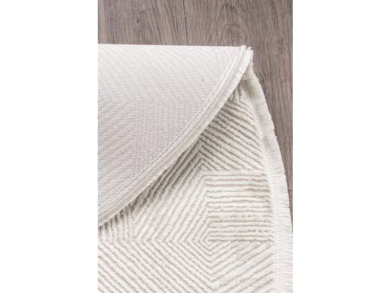 Conceptum Hypnose Teppich Leo 2969 Ø 160 cm, Beige