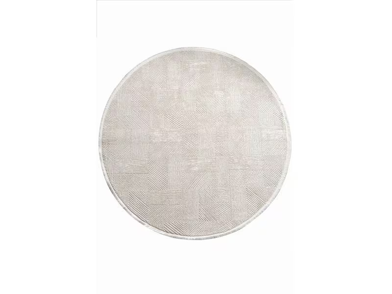 Conceptum Hypnose Teppich Leo 2969 Ø 160 cm, Beige